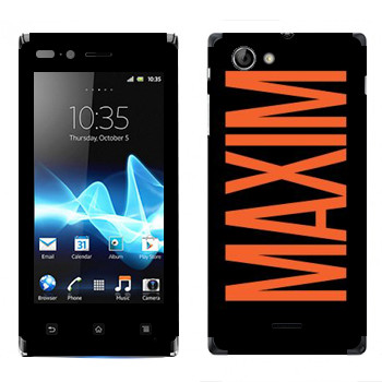   «Maxim»   Sony Xperia J