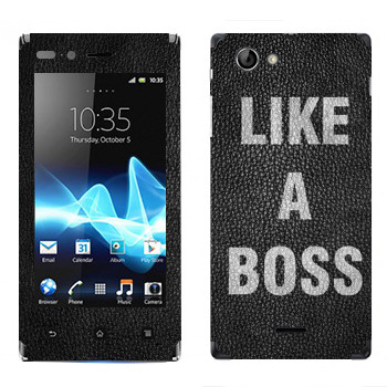   « Like A Boss»   Sony Xperia J