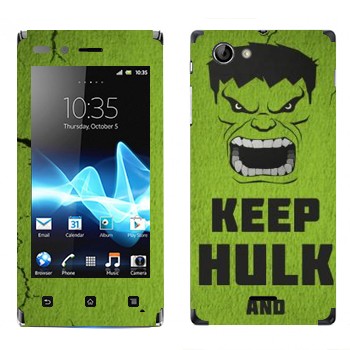   «Keep Hulk and»   Sony Xperia J