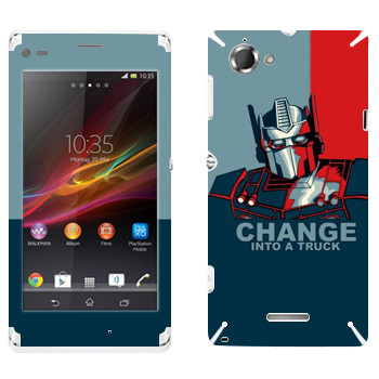   « : Change into a truck»   Sony Xperia L