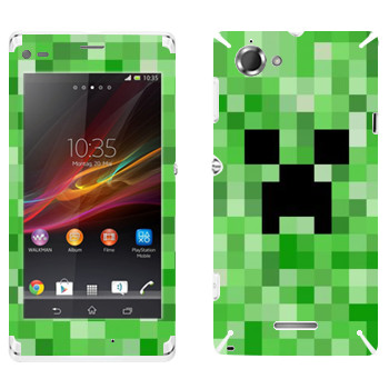  «Creeper face - Minecraft»   Sony Xperia L