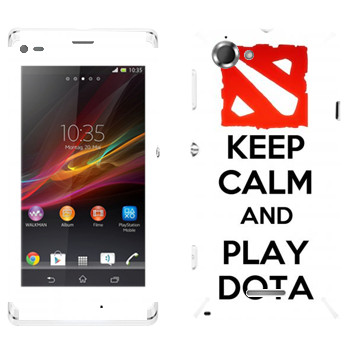   «Keep calm and Play DOTA»   Sony Xperia L