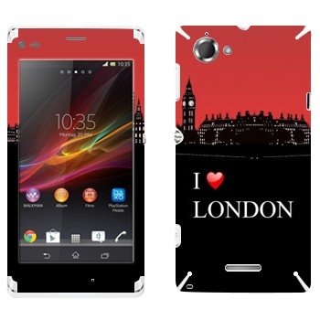   «I love London»   Sony Xperia L