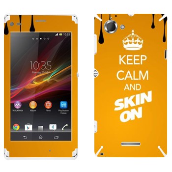   «Keep calm and Skinon»   Sony Xperia L