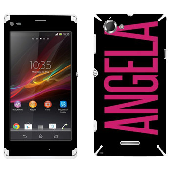   «Angela»   Sony Xperia L