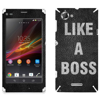   « Like A Boss»   Sony Xperia L