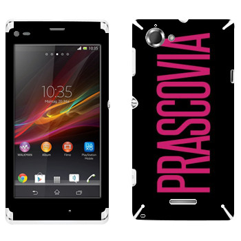   «Prascovia»   Sony Xperia L