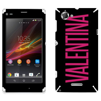   «Valentina»   Sony Xperia L