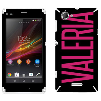   «Valeria»   Sony Xperia L