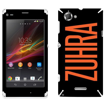   «Zuhra»   Sony Xperia L
