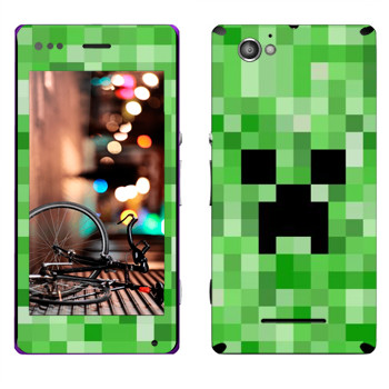   «Creeper face - Minecraft»   Sony Xperia M
