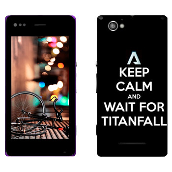   «Keep Calm and Wait For Titanfall»   Sony Xperia M