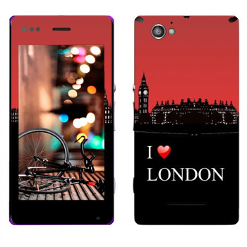   «I love London»   Sony Xperia M