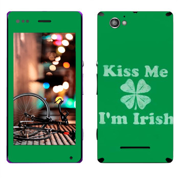   «Kiss me - I'm Irish»   Sony Xperia M