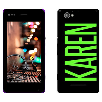   «Karen»   Sony Xperia M