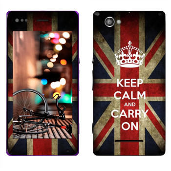   «Keep calm and carry on»   Sony Xperia M