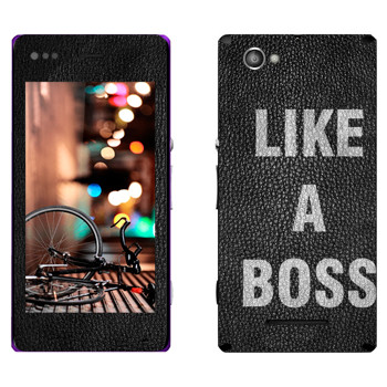   « Like A Boss»   Sony Xperia M