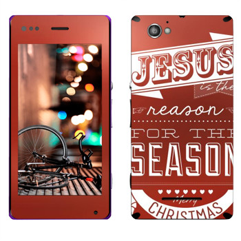   «Jesus is the reason for the season»   Sony Xperia M