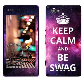   «Keep Calm and be SWAG»   Sony Xperia M