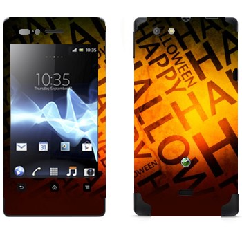   «Happy Hallowenn »   Sony Xperia Miro