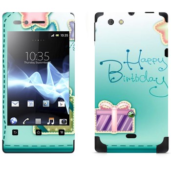   «Happy birthday»   Sony Xperia Miro