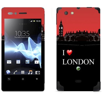   «I love London»   Sony Xperia Miro