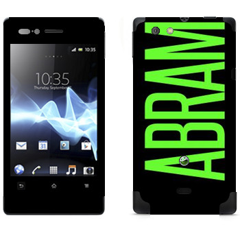   «Abram»   Sony Xperia Miro