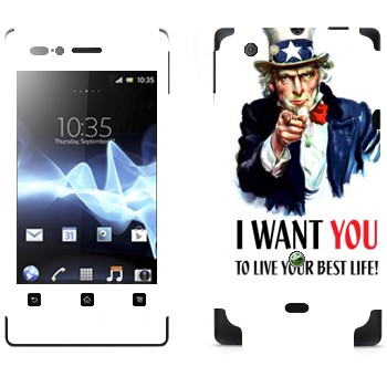   « : I want you!»   Sony Xperia Miro