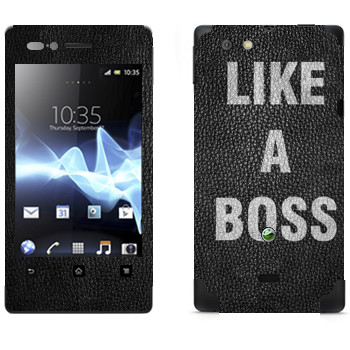   « Like A Boss»   Sony Xperia Miro