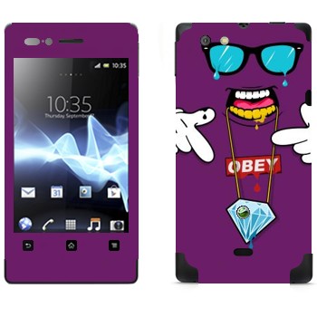   «OBEY - SWAG»   Sony Xperia Miro