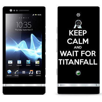   «Keep Calm and Wait For Titanfall»   Sony Xperia P