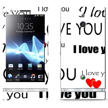   «I Love You -   »   Sony Xperia P