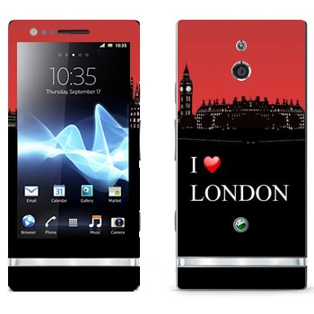   «I love London»   Sony Xperia P