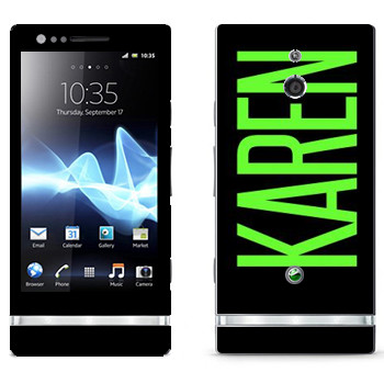   «Karen»   Sony Xperia P