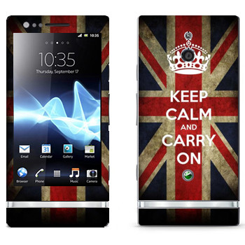   «Keep calm and carry on»   Sony Xperia P