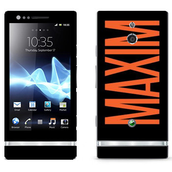   «Maxim»   Sony Xperia P