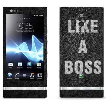   « Like A Boss»   Sony Xperia P