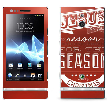   «Jesus is the reason for the season»   Sony Xperia P