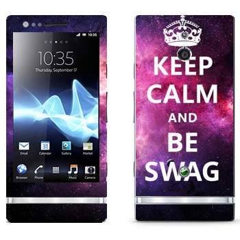   «Keep Calm and be SWAG»   Sony Xperia P