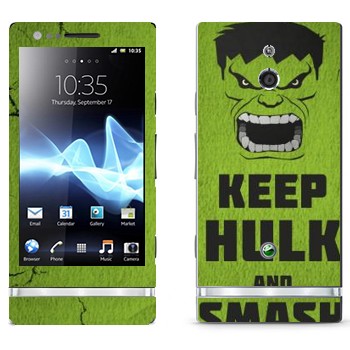   «Keep Hulk and»   Sony Xperia P