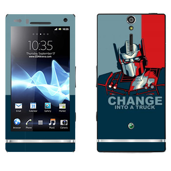   « : Change into a truck»   Sony Xperia S