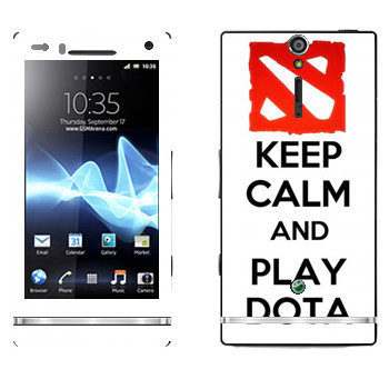   «Keep calm and Play DOTA»   Sony Xperia S