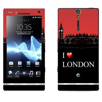   «I love London»   Sony Xperia S