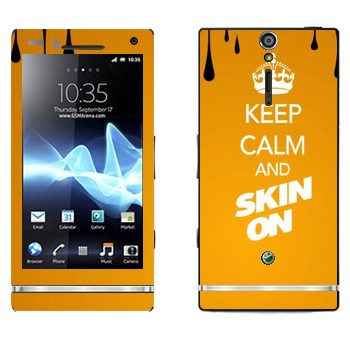   «Keep calm and Skinon»   Sony Xperia S
