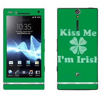   «Kiss me - I'm Irish»   Sony Xperia S