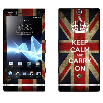   «Keep calm and carry on»   Sony Xperia S