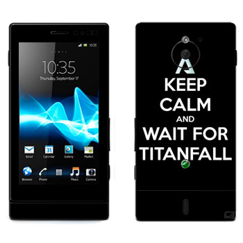   «Keep Calm and Wait For Titanfall»   Sony Xperia Sola