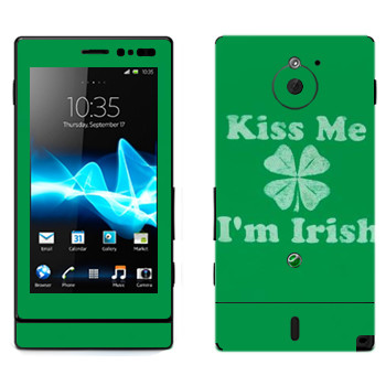   «Kiss me - I'm Irish»   Sony Xperia Sola