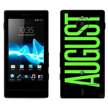   «August»   Sony Xperia Sola