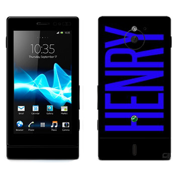   «Henry»   Sony Xperia Sola